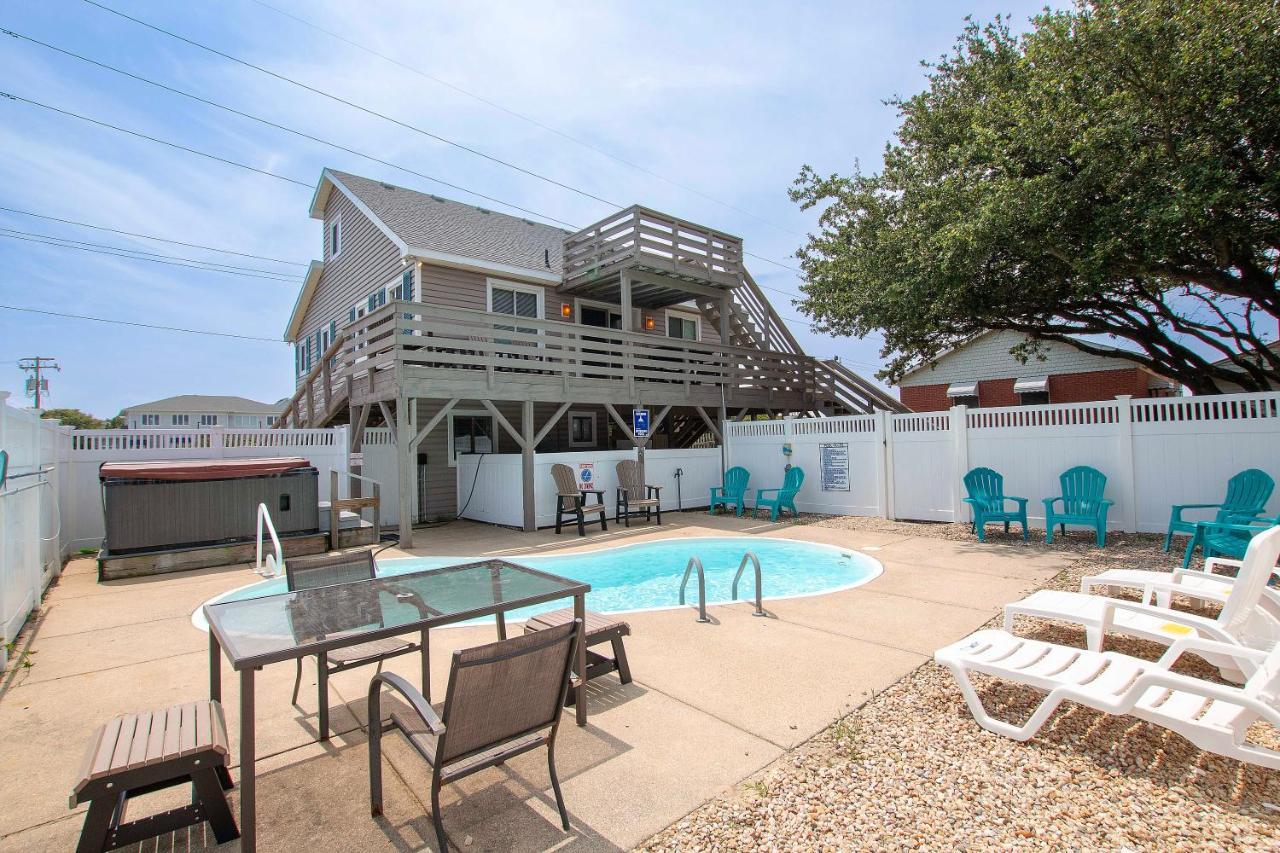 Kh529, Sea Turtle Sunrise- Oceanside, Private Pool, Hot Tub, Mil Suite Kitty Hawk Exterior foto